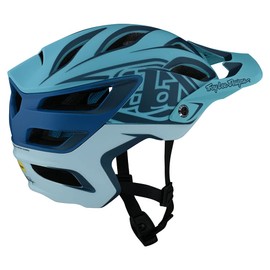 Troy Lee Designs A3 Uno Half Shell Mountain Bike Helmet W/MIPS - EPP EPS Premium Lightweight - All Mountain Enduro Gravel Trail Cycling MTB (Water, Medium/Large)