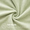 MIULEE Pack of 2 Sage Green Throw Pillow Covers 18x18