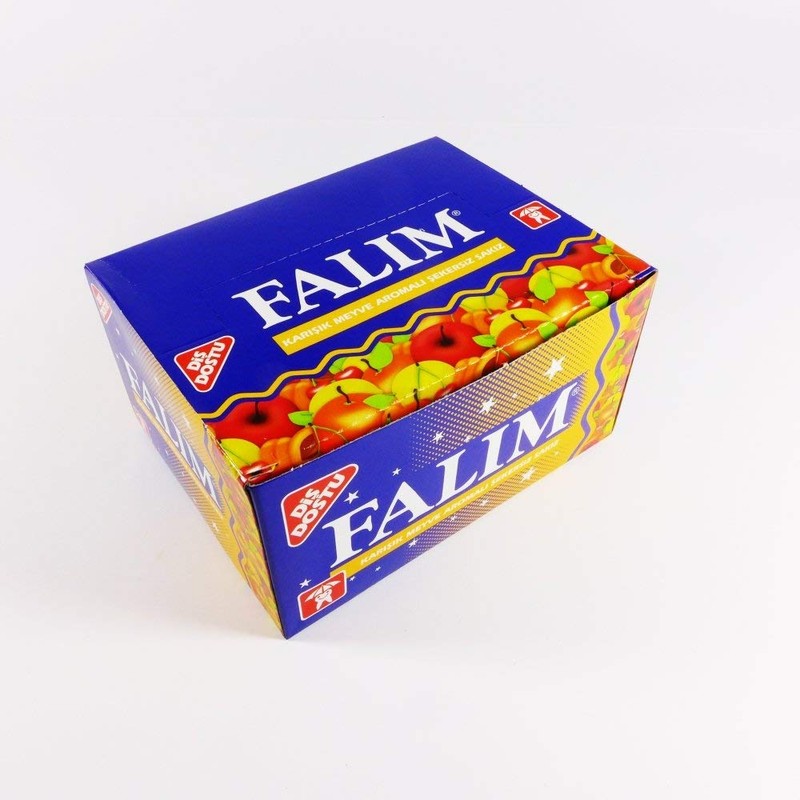 Sugarless Falim Plain Gum Fruit Mix Flavoured (Individually Wrapped 100