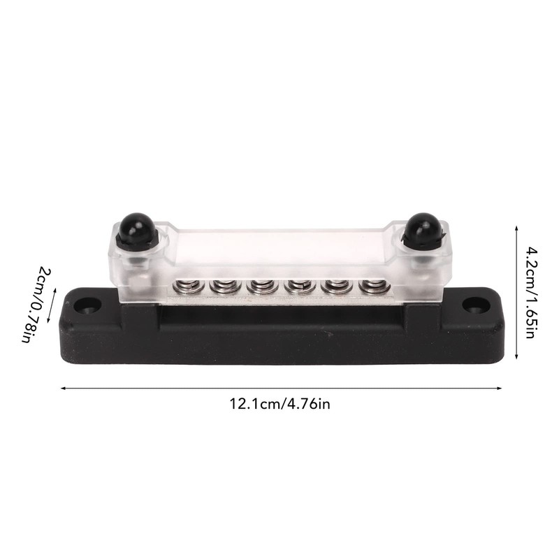 6 Stud Busbar Terminals DC48V 150A DC Pair Terminal Block