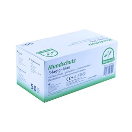 Medi-Inn+® 50 x Protective Face Masks for Mouth and Nose Protection, CE-Certified