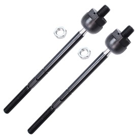 Detroit Axle - Pair Front Inner Tie Rods for 2003-2011 Ford Crown Victoria Lincoln Town Car Mercury Grand Marquis Marauder Steering Inner Tie Rod Ends 2004 2005 2006 2007 2008 2009 2010 Replacement