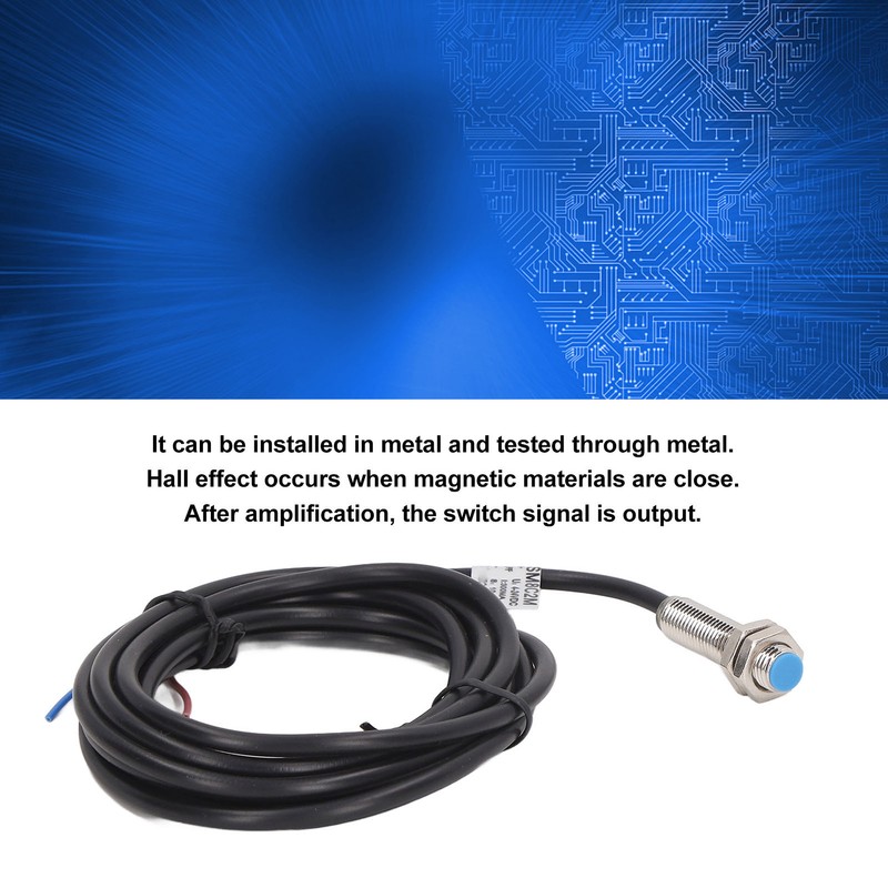 5Pcs Proximity Sensor Approach Switch 4‑24VDC NPN Normally Open for