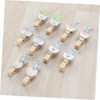 BIUDECO Creative Cactus Wooden Photo Clips 10/Pack Memo Photo Note