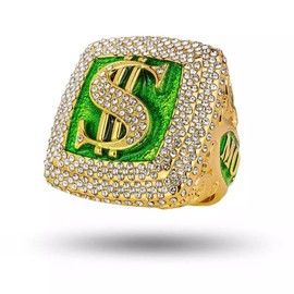 TrophySmack Money Talks Bling Champion Ring - Corporate Awards