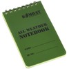 Kombat UK Mini Waterproof Notepad, Olive Green