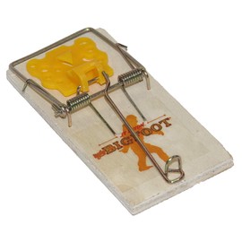 JT Eaton Little Bigfoot Mouse Snap Trap with Expanded Trigger, Wooden Frame, Pack of 72