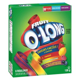 General Mills Betty Crocker Fruit by The Foot Variety Pack, 6 rolls, 128g/4.5 oz