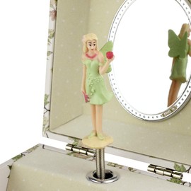 Trousselier 6260418 Children's Music Box Fairy Jewellery Box with Pull-Out Drawer Jewellery Box Storage Colourful