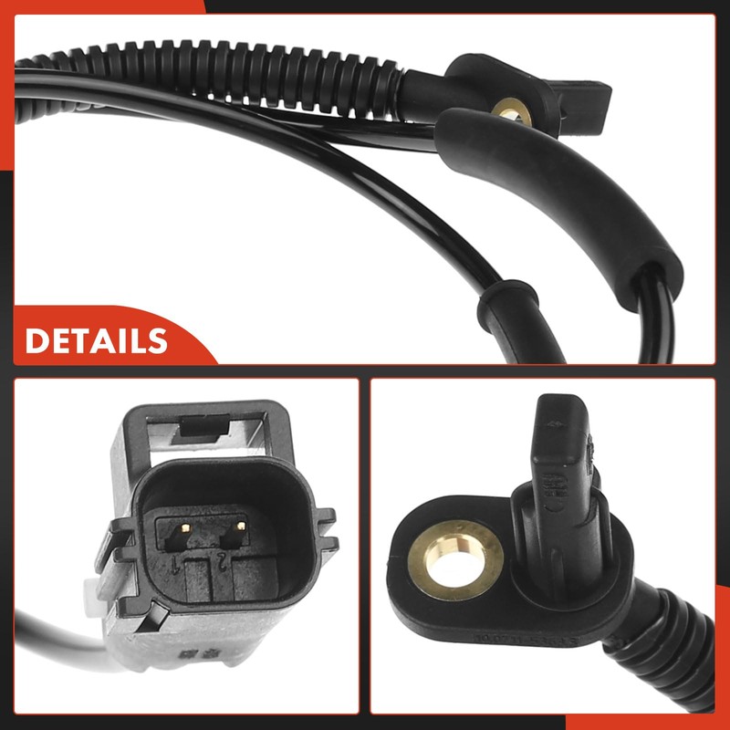 A-Premium Sensor de velocidad de rueda ABS compatible con modelos