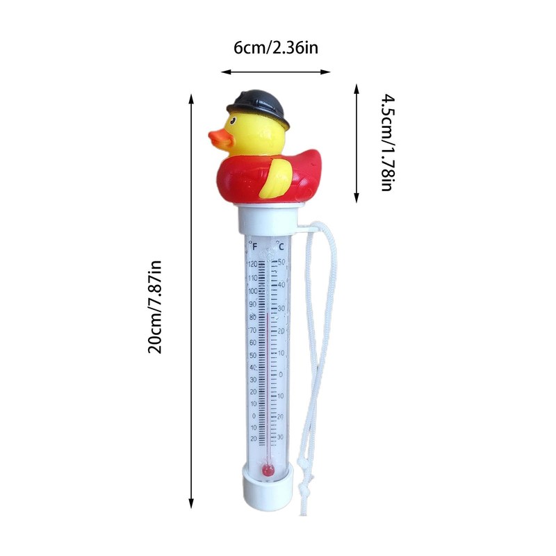 Pool Thermometers Floating Easy Read,Duck Thermometers for Water Temperature |