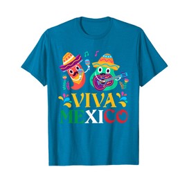 Viva Mexico Shirt Kids Toddler Boys Funny Dance Mexican T-Shirt