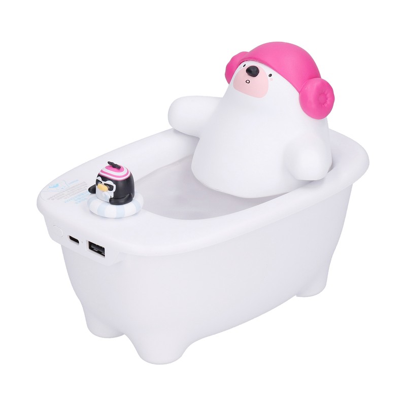 550ml Bathtub Shape Humidifier USB Powered Noise Reduction Humidifier Desktop