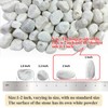 FANTIAN 40 lbs White Rocks for Landscaping, 1-2 Inch White