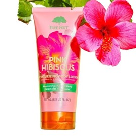 TREE HUT, Moisturizing Body Lotion Pink Hibiscus, Crema Corporal, Hidrata y Suaviza la Piel, Aroma Floral, 251 ML