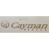 MONACO CAYMAN MONACO RV DECAL LOGO LEGEND 30.5x6" BRASS MOTORHOME