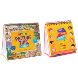 Picture Book and Emotion Cards, Picture Cards, SEL Story Cards, Homeschooling, Autism Activities, Educational Busy Book for Preschool Activities (WH Question & Emotions Book Combo)