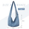 LHHMZ Denim Hobo Bags for Women Retro Jeans Shoulder Bag
