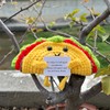 PLWalker Emotional Support Taco Nuggets Plush, Crochet Emotional Support Dumplings,