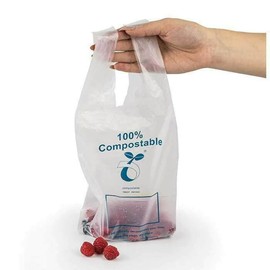 Natural Elements Freezer Bags/Food Bags for Fridge Storage, 15 x 40 cm (Pack of 30)