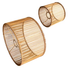 Modern Round Lampshade, Retro Boho Design, Hollow Carved, for Floor Lamp, Pendant Lamp, Table Lamp