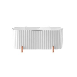 Acrylic Small Bathroom Organiser for Makeup Toothpicks with Drawers for Cosmetics Lipsticks Jewellery for Bedroom and Bathroom Countertops Cosmetic Bag with Division (B, One Size)