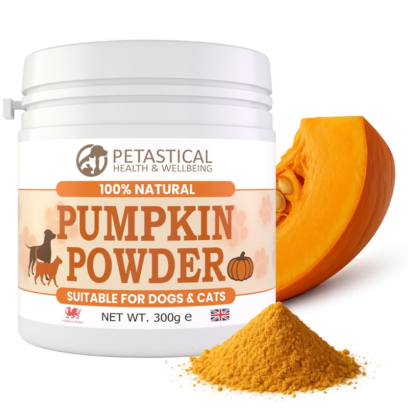 Petastical Pumpkin Powder for Dogs & Cats, 100% Natural Fibre