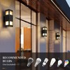 harriet Porch Lights Outdoor Modern - IP64 Waterproof Aluminum and