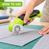 4V Cordless Electric Scissors – Mini Power Cutter for Carpet,