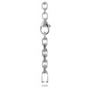 trendor Silver Chain for Men 925 Sterling Silver Anchor Chain