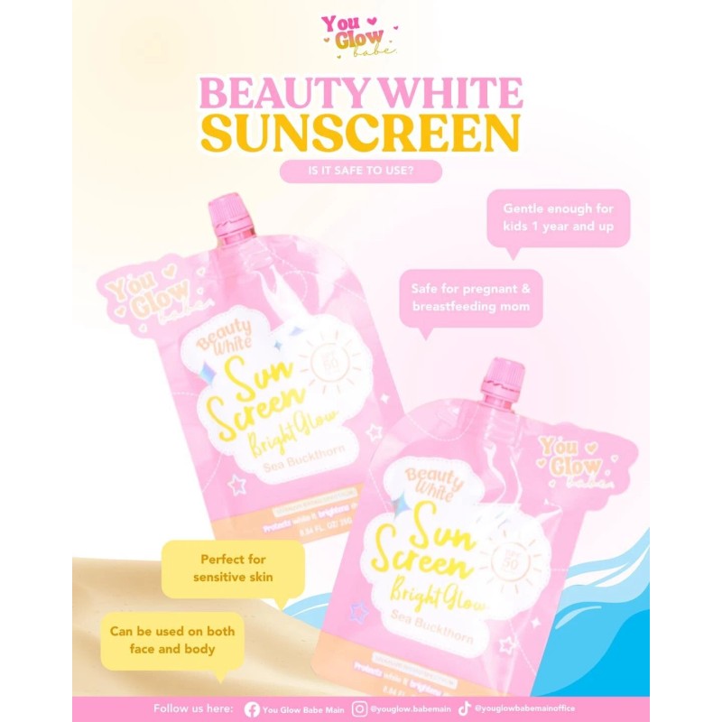 You Glow Babe Bright Glow Sunscreen SPF 50 PA+++ -