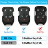 OLLEN 5-Button TPU Key Fob Cover, Fit for GMC Acadia