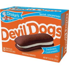 Drake's Devil Dogs, 1.7 oz Snack Cakes, 6 Boxes