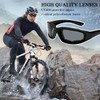 Yourkar Motorcycle Riding Goggles, Cycling Sunglasses with Soft Pad, Windproof