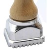 Eppicotispai Aluminum Square Ravioli Ejector Stamp with Beechwood Handle, 1-3/4-Inch
