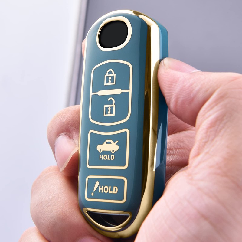 ELOHEI for Mazda Key Fob Cover Case, Compatible with Mazda