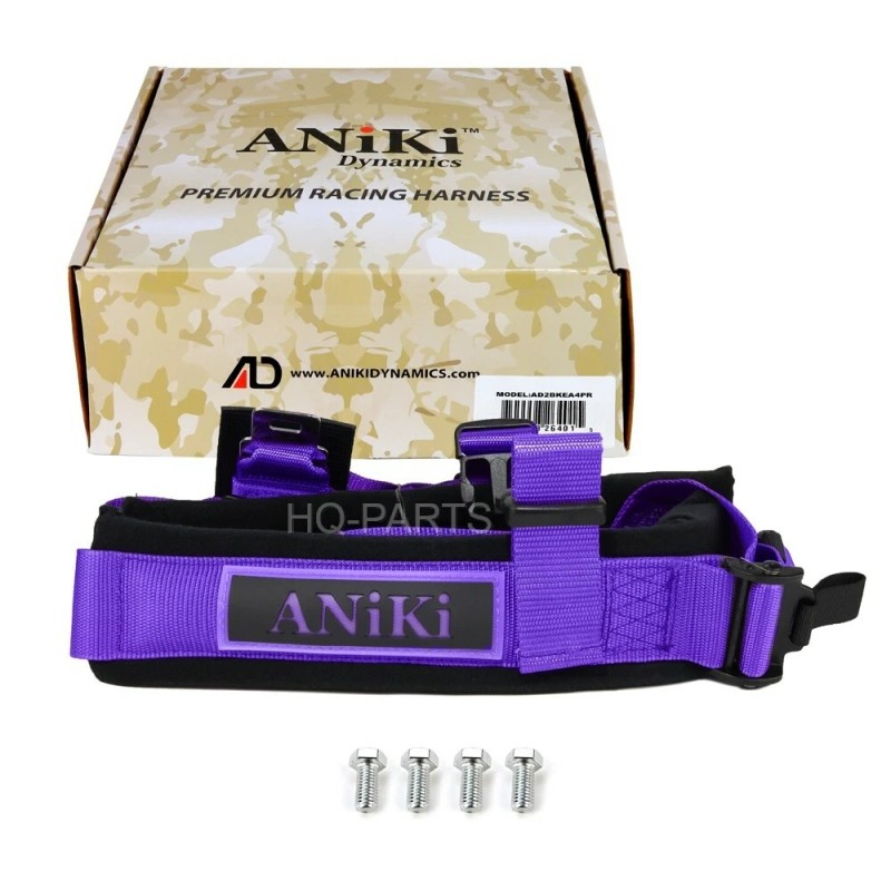 Aniki Dynamics 2X ANIKI PURPLE 4 POINT AIRCRAFT BUCKLE SEAT