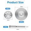 KOOLEVER 24PCS for Dremel Cutting Discs Metal, 40/22mm Diamond Cutting