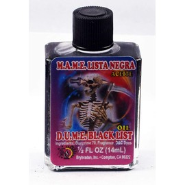 1 Piece BRYBRADAN D.U.M.E. Black List Spiritual Oil D.U.M.E. Lista Negra ACEITE ESPIRITUAL -1/2 FL OZ 14.7ML