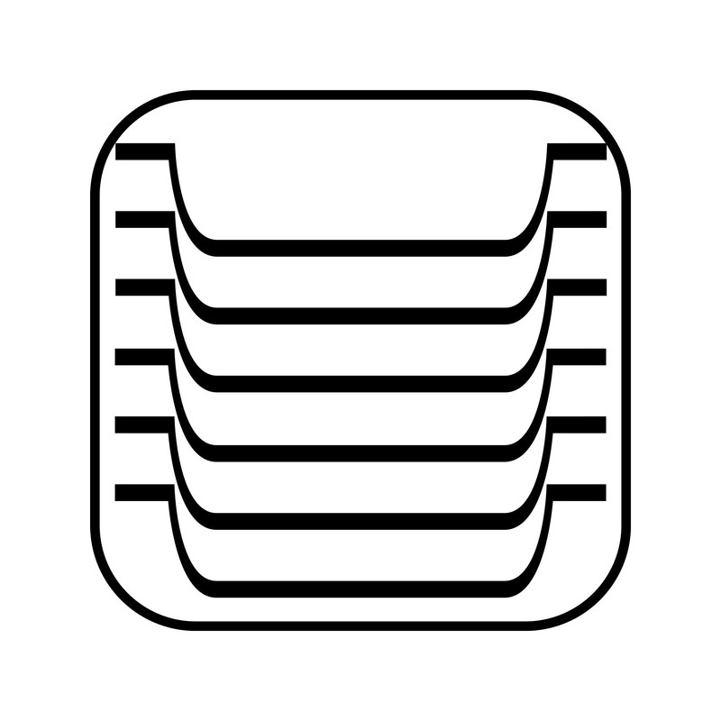 Baguette basket, oval 28 x 16 cm, H: 8 cm