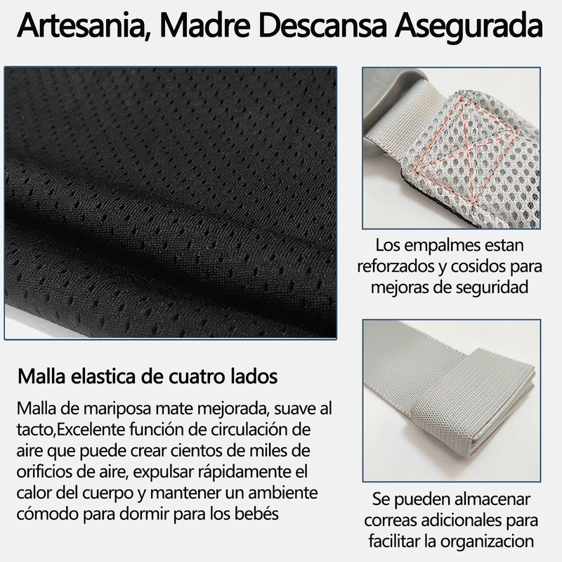 Fular para Bebe,Canguro para Bebe de algodón 100% transpirable,Fular Ergonomico