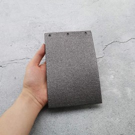 2X Sander Carbon Backing Plate 3 Holes 172x110mm 424057-1 Carbon Replacement Sander Back Mat Compatible with Makita M9400B 9403 MT190 MT9