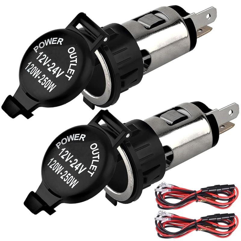 Cigarette Lighter Socket, DC 12V Car Cigarette Lighter,12 Volt Female