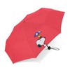 happy rain Peanuts Children's Mini Pocket Umbrella, red