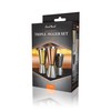 Final Touch Mixed Metal Double Jigger Set - Set of