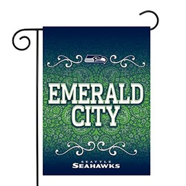 Rico Industries Seahawks Garden Flag 13" X 18"