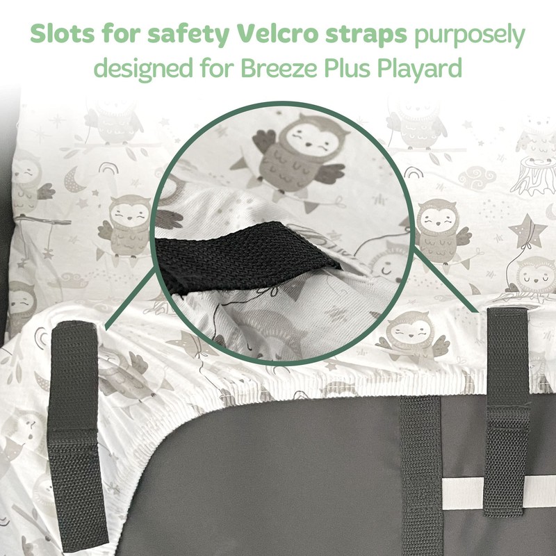 Joey + Joan Pack and Play Sheets Fitted – Compatible