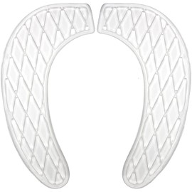 Gel Toilet Seat Cushion Washable Toilet Seat Cover,Tank Lid Covers Pads, Gel Toilet Seat Cushion Cover Pad for Bathroom Travelling(Clear)