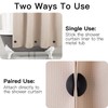 Shower Curtain Weights, Silicone Encased Strong Shower Curtain Magnets, No