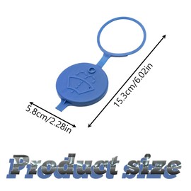 Tabanzhe Replacement Car Washer Bottle Cap-Plastic Windscreen Washer Bottle Cap Automobile Washer Wiper Windshield Cleaning Fluid Bottle Cover Lid for 206 408 207